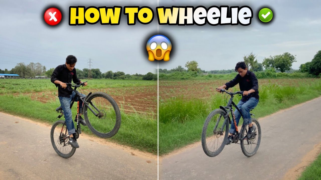 How To Wheelie Non Gear Cycle❓|| Non Gear Cycle Wheelie ||