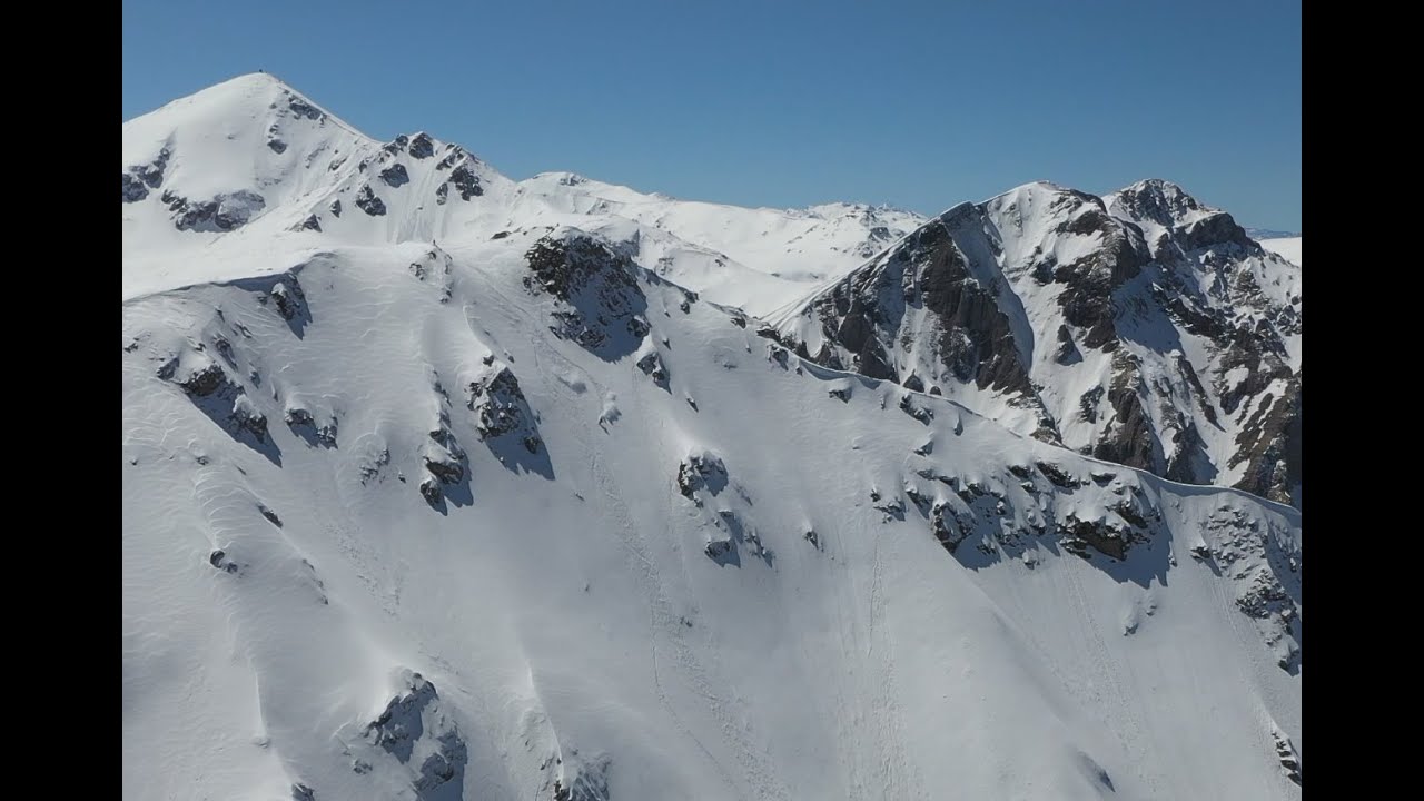 Macedonia steep skiing, peak Plat, Shar Mountain