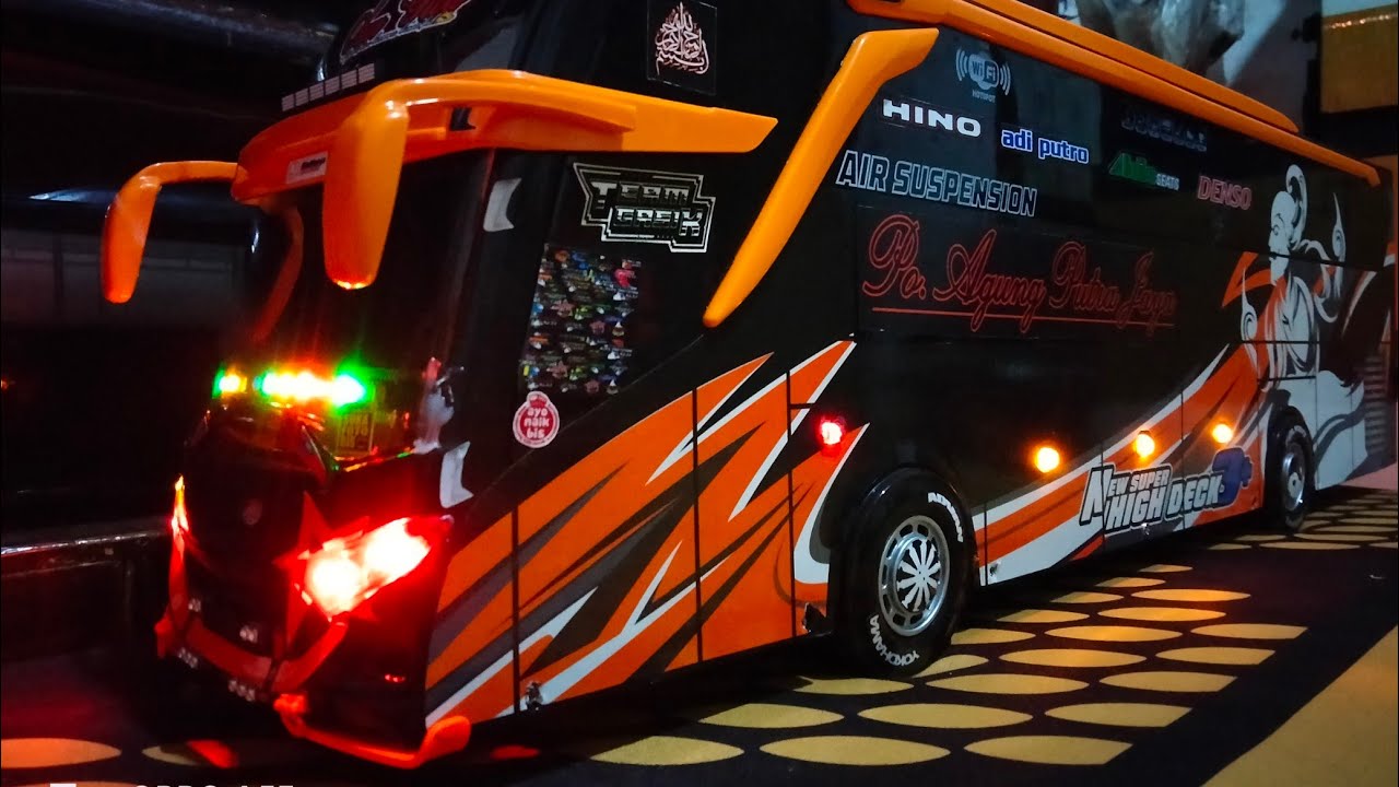 Riview singkat PO. Agung Putra Jaya || Miniatur Bus