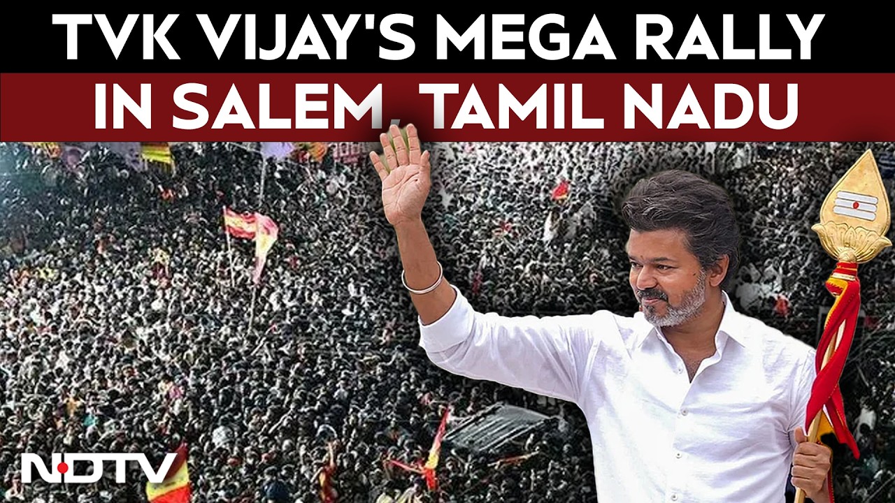 TVK Vijay Rally | Actor Vijay Set To Address TVK Meet In Salem Today