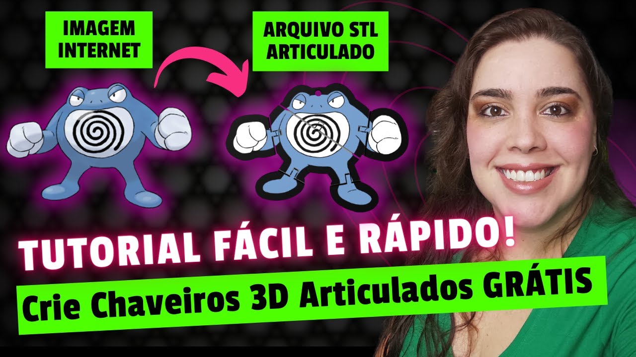 Chaveiro articulado - Impressão 3D - Tutorial completo FÁCIL