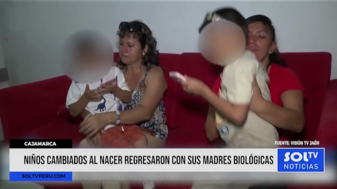 Cajamarca: niños cambiados al nacer regresaron con sus madres biológicas