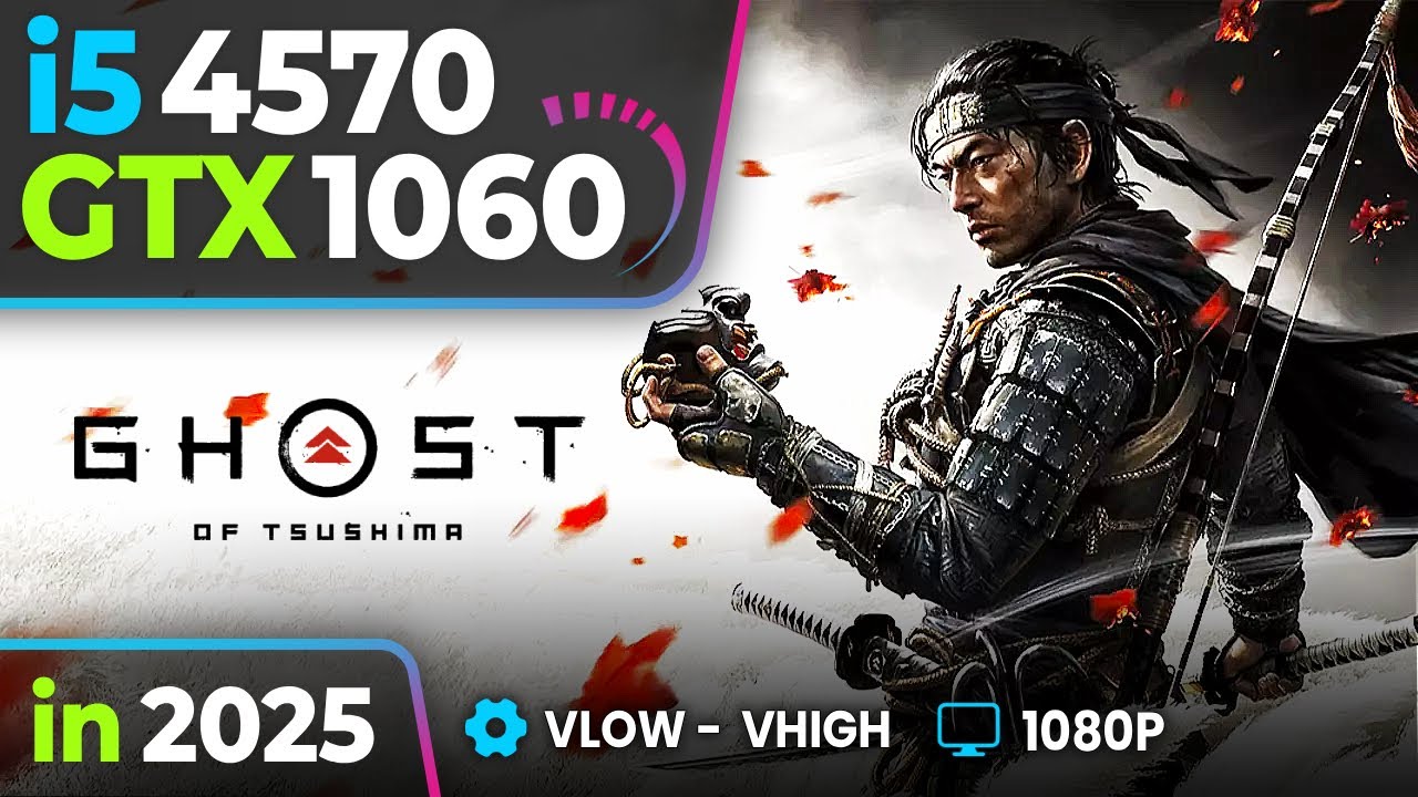 Testing Ghost of Tsushima on GTX 1060 + i5-4570 | VLow-High & Best Settings FPS Test Benchmark