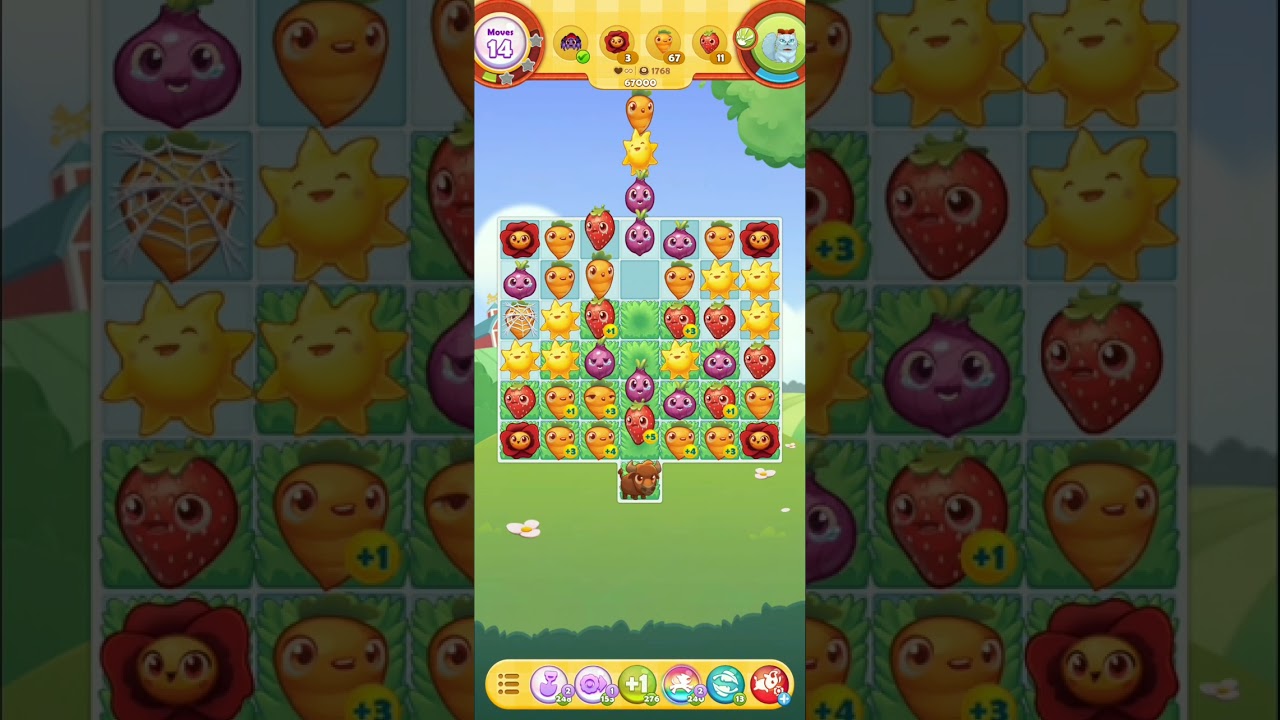 Farm Heroes Saga Gameplay Level 1768