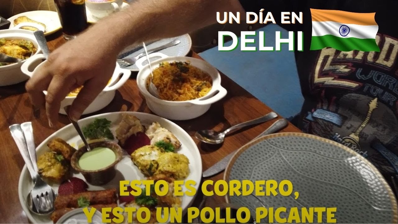 Explorando Nueva Delhi - La vida en la India (Disfrutando de comida tradicional y callejera)  🇮🇳