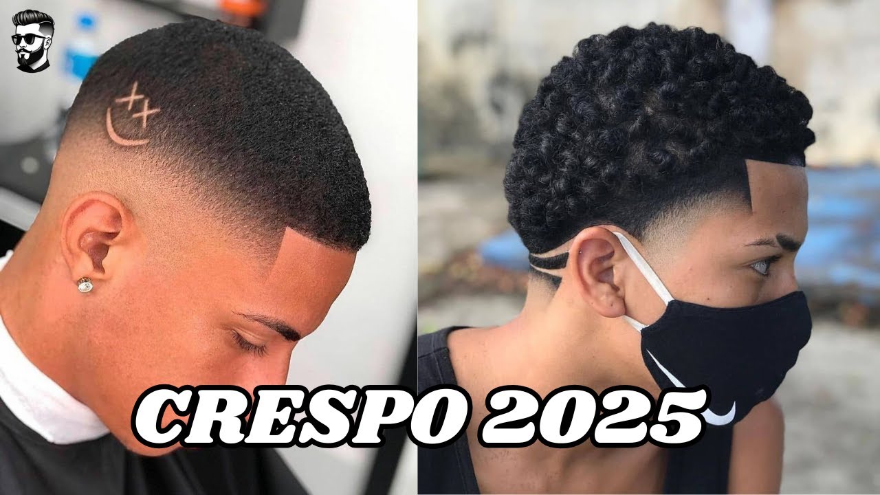 CORTES DE CABELO MASCULINO CRESPO 2025 / CORTE DE CABELO MASCULINO CRESPO CURTO 2025