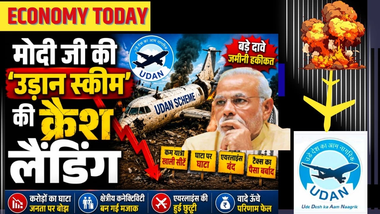 Udan Scheme Failed Miserably but Modi Again Relaunched it with 28,840 Crore - Why?