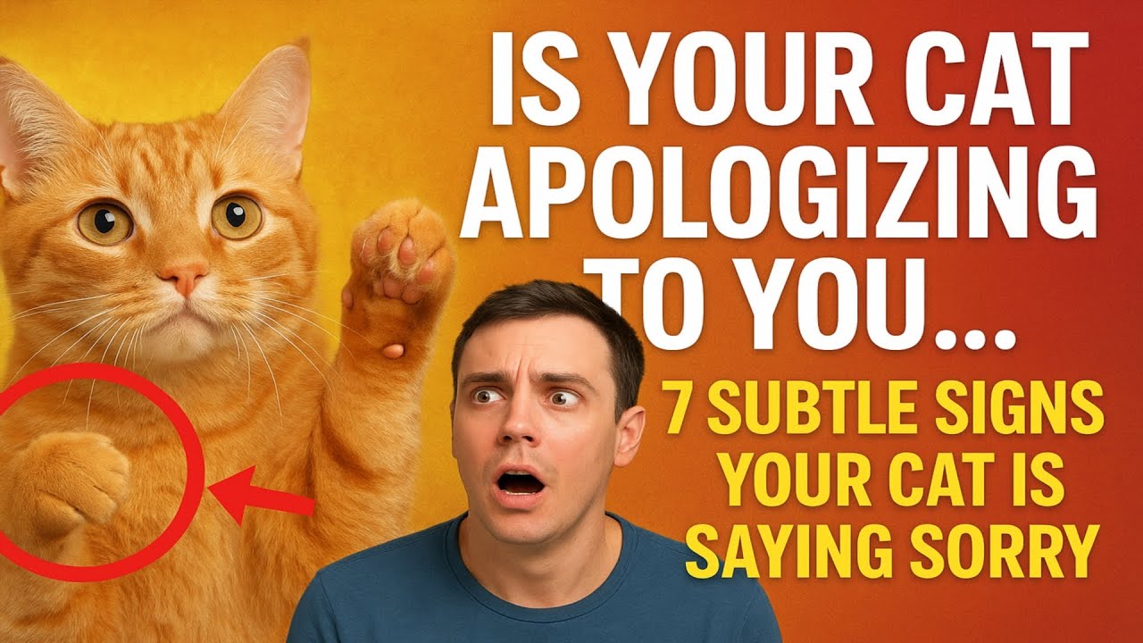 Is Your Cat Apologizing To You... And You Don't Even Realize It? 🙀 7 Subtle Signs Your Cat Is Sayi