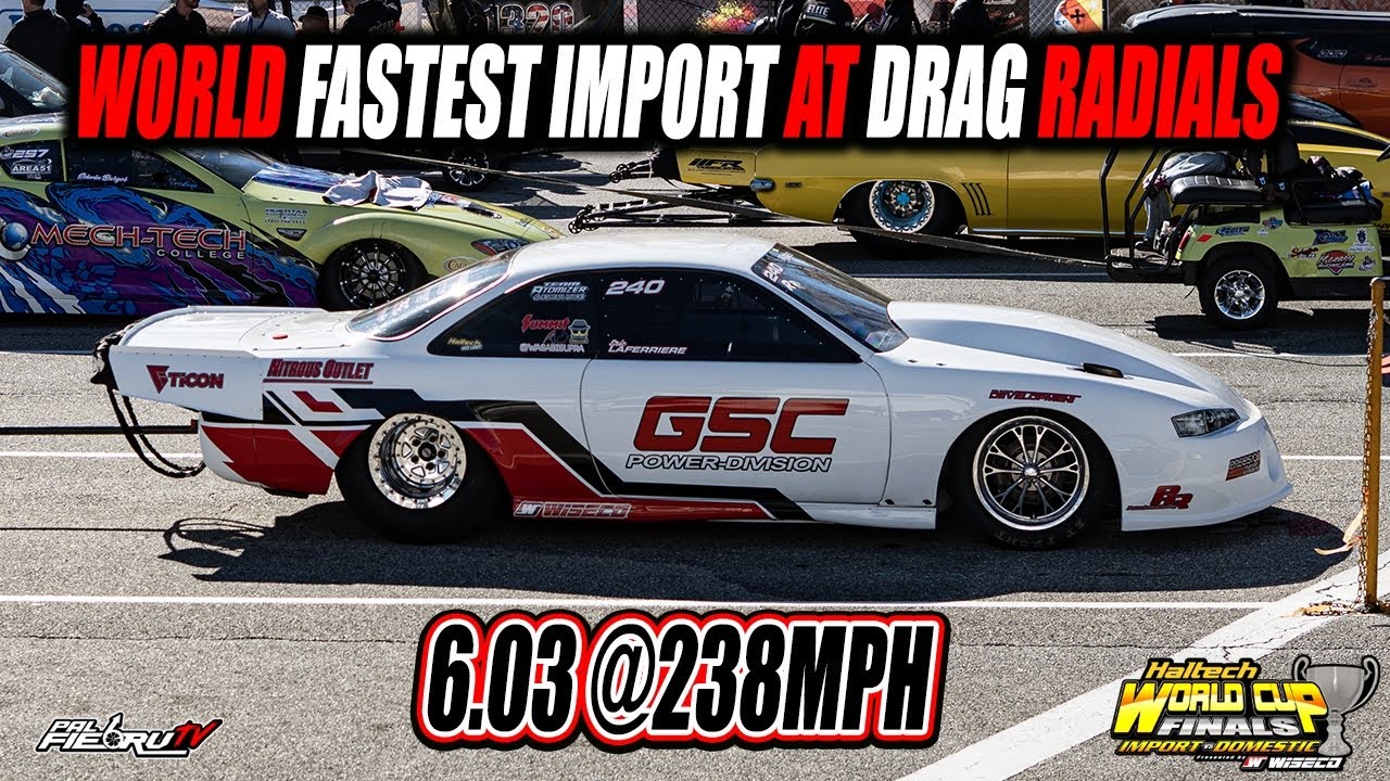 World&rsquo;s Fastest Import at Radial Tire! White Rice 2JZ Goes 6.03 @238mph | World Cup Finals 2025!!