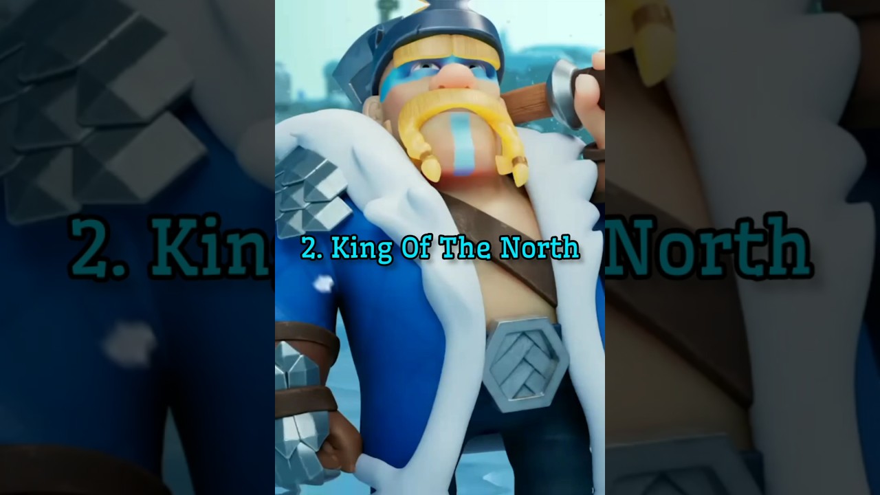 #Top10 Barbarian King Skins Ranked in #clashofclans #shorts #shortsviral