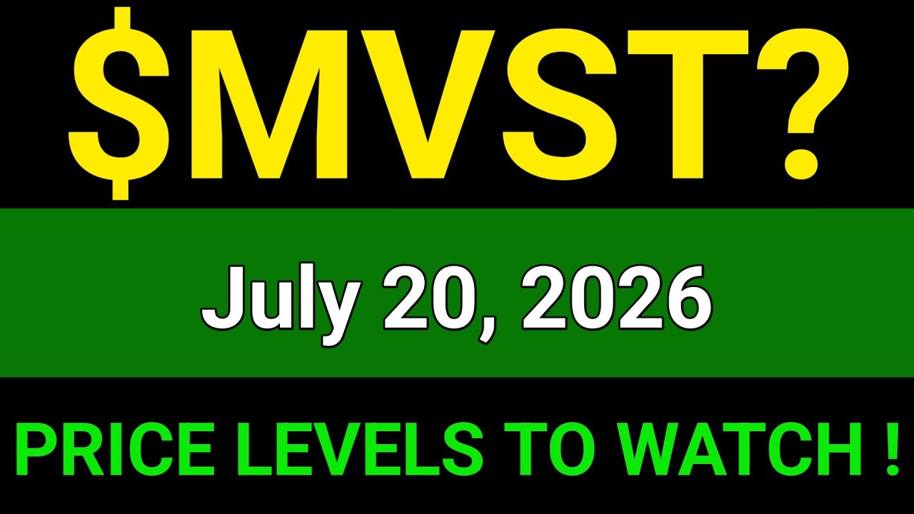 MVST Stock Analysis | Microvast Holdings, Inc. | July 20, 2026