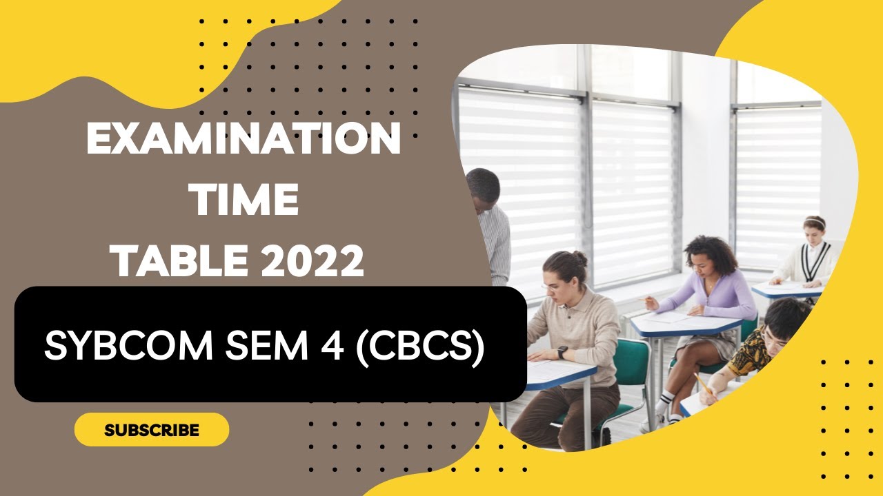 SYBCOM SEM 4 (CBCS) Examination time table 2022 | Mumbai University| IDOL Online Exam date 2022