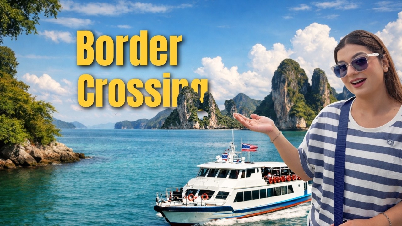 Pakistani Girl Crossing Malaysia to Thailand by Sea?! 😱 Unexpected Border Crossing 🇲🇾➡️🇹🇭 Ep1