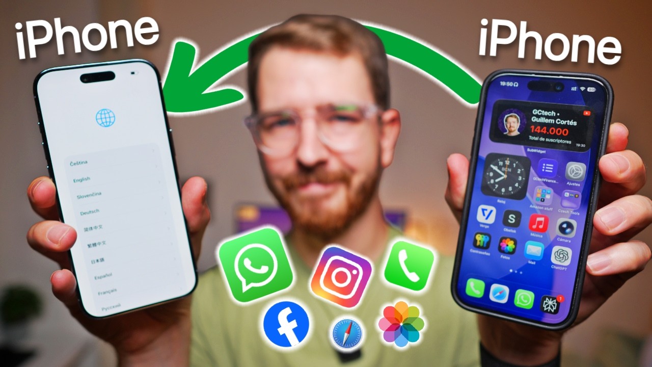 Como Pasar TODOS los Datos de iPhone a iPhone (gratis)