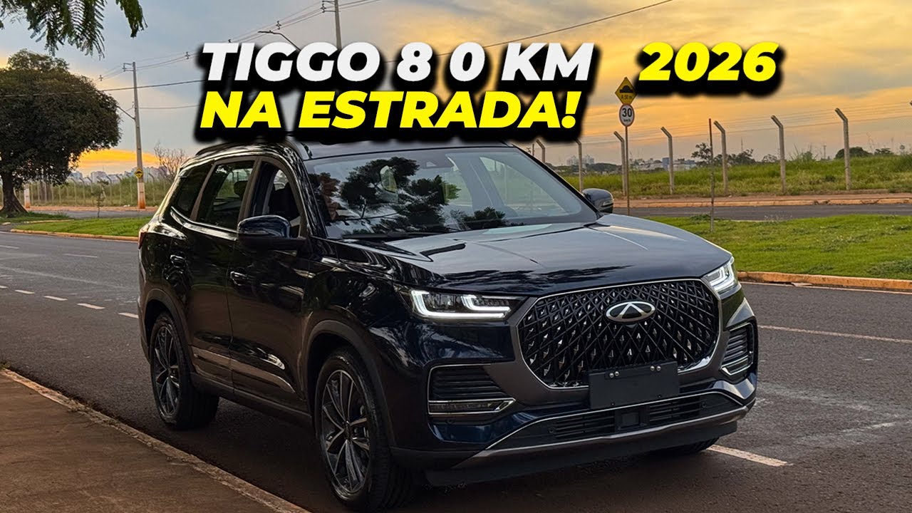 PRIMEIRA VEZ NA ESTRADA COM O TIGGO 8 PRO 2026! ANDA BEM? QUAL O CONSUMO?