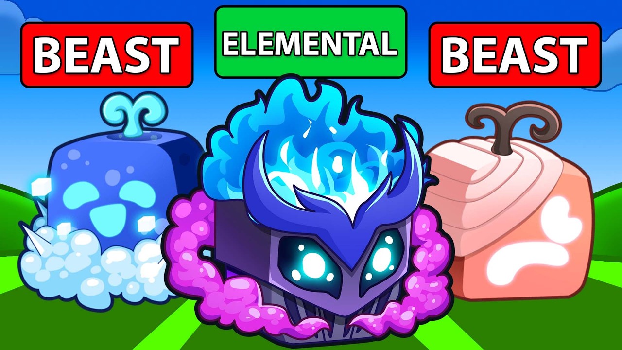 Choose Your Blox Fruit From It's TYPE But 2 Are Lies, Then Battle