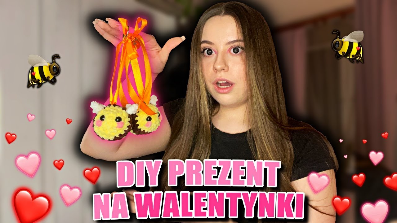 ZAWIESZKA PSZCZÓŁKA DO ZROBIENIA W DOMU! 🐝 | Pszczółki przyjaciółki idealne na  walentynki ❤️ Part 1