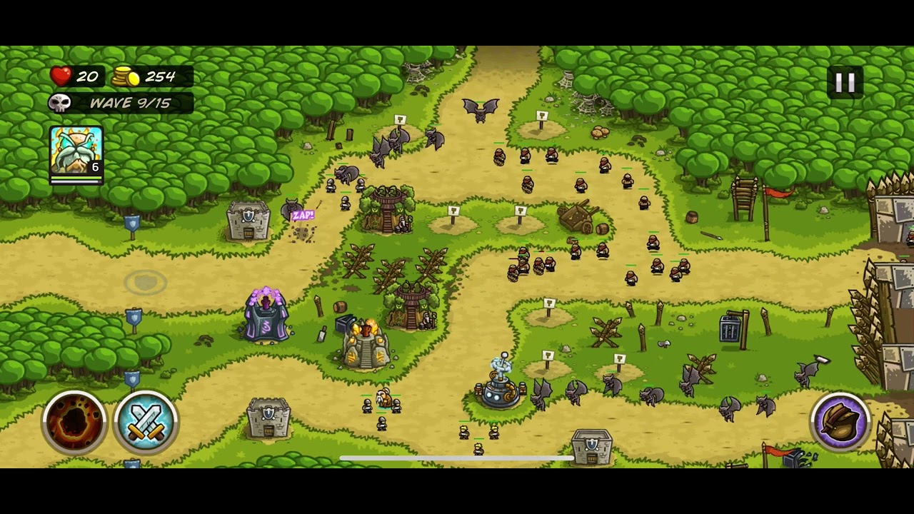 Bandit’s Lair | NO items | Kingdom Rush Veteran Difficulty Gameplay 52