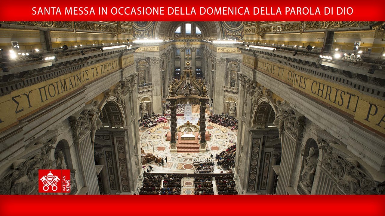26 gennaio 2025, Santa Messa in occasione della Domenica della Parola di Dio | Papa Francesco