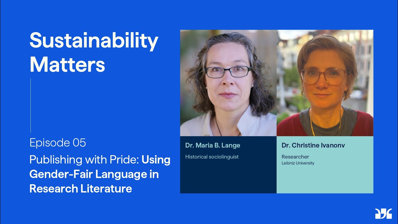 Sustainability Matters, Ep.5: Publishing with Pride, with Christine Ivanov & Maria B Lange (podcast)
