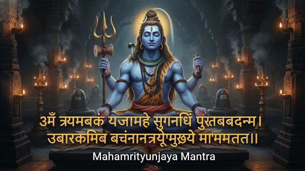 108 Maha Mrityunjaya Mantra Chant | Sacred Shiva Mantra for Peace & Protection