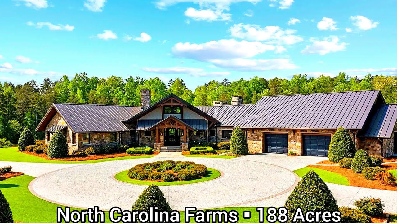 North Carolina Farms For Sale | 187+ Acres | North Carolina Land For Sale | 2 Additional Guest Homes