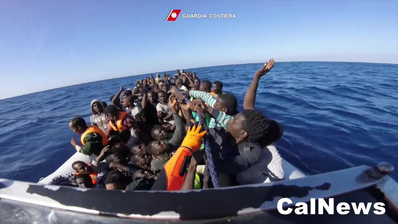 Lampedusa :: 28/11/2016 :: Migranti: operazioni di soccorso in mare.