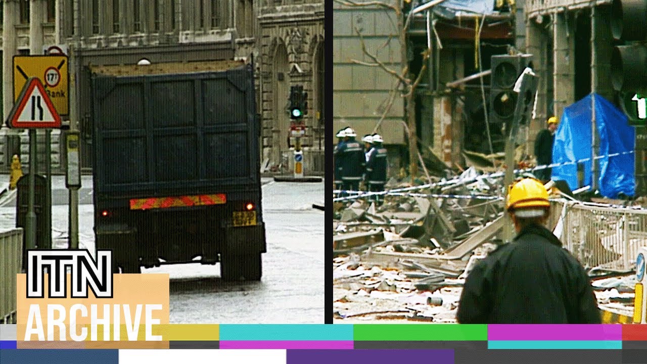 1993 Bishopsgate Bombing | Raw Footage of IRA Bomb Attack in London's Financial Centre (1993)