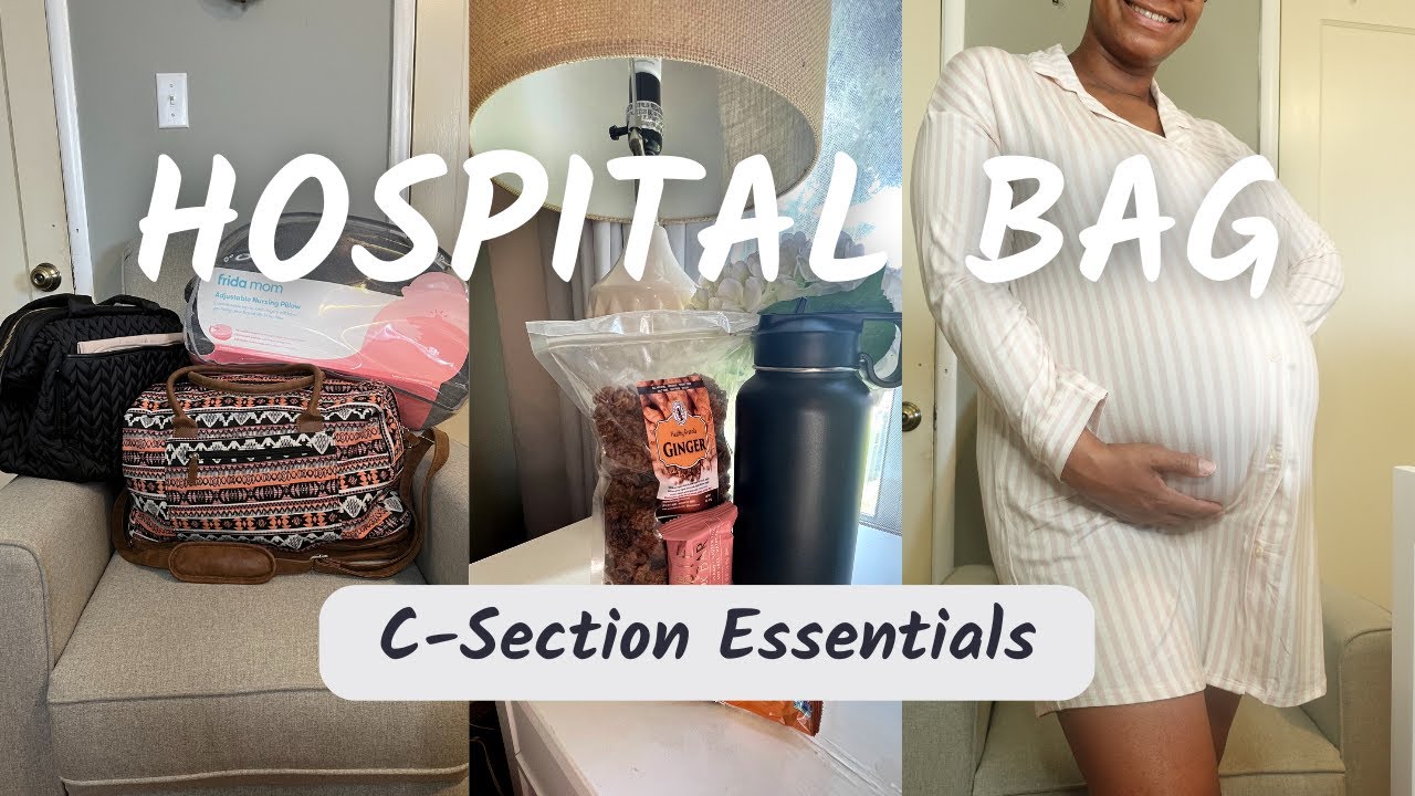 What's in my Hospital Bag | 4th C-Section Essentials | 35 weeks