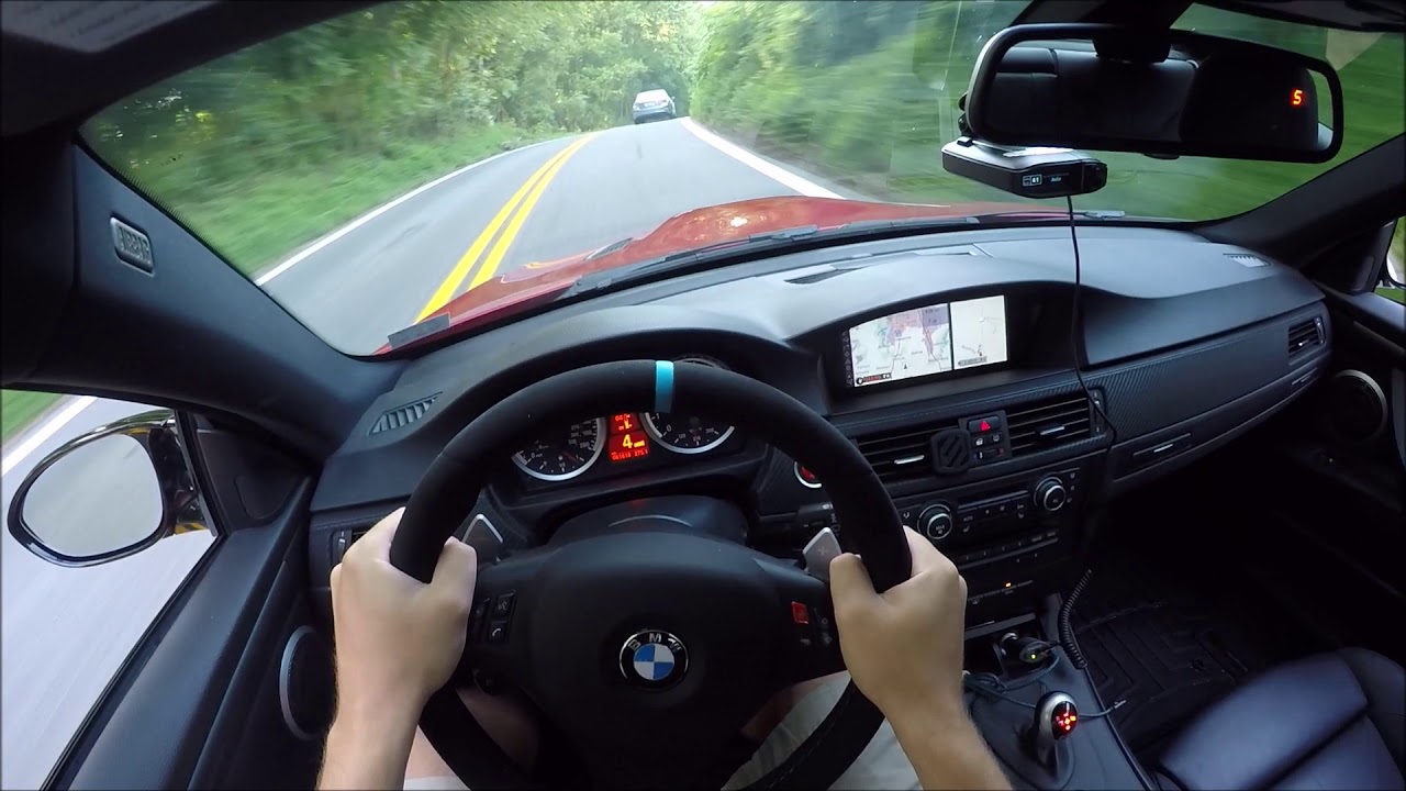 BMW E92 M3 POV Country Road Run