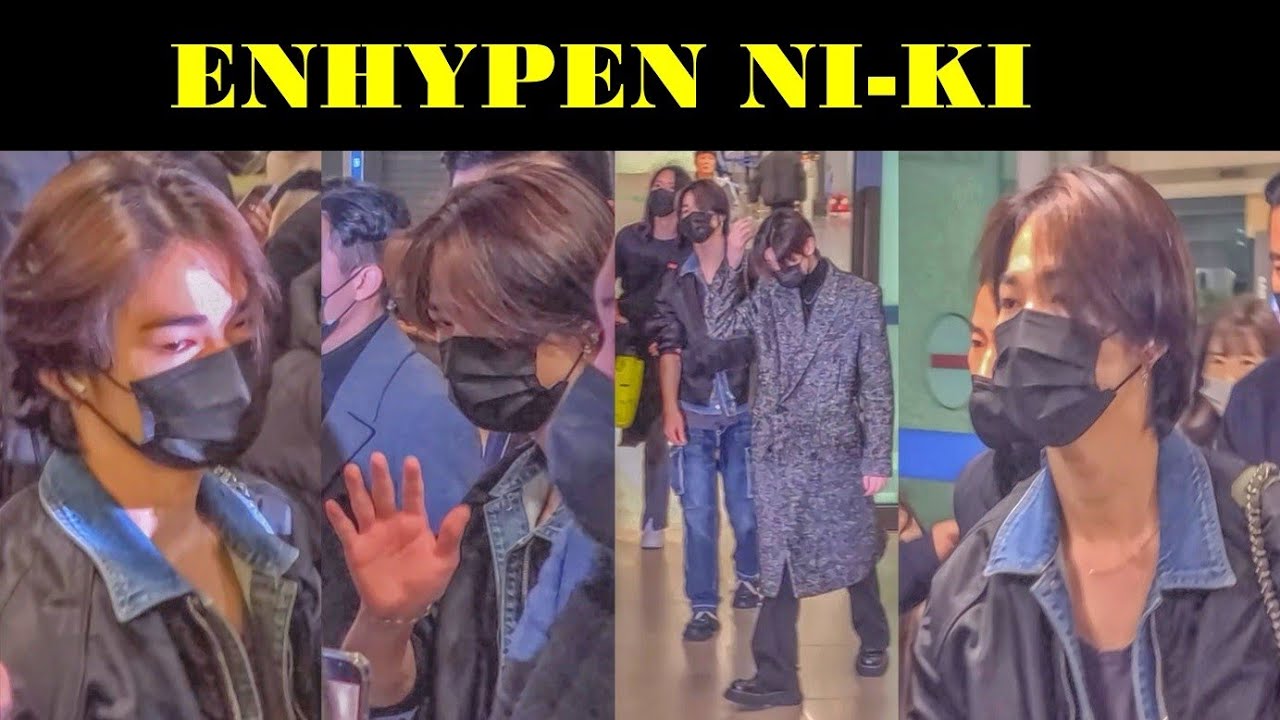 Ni-Ki Focus | ENHYPEN Arrival after Manila Concert