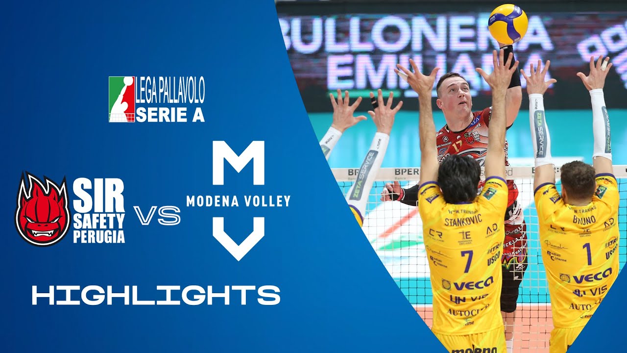 Modena vs. Perugia | Highlights | Superlega | 15a Giornata