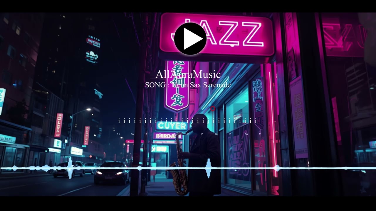 Neon Sax Serenade 🌆 Smooth Instrumental Jazz for Night City Vibes 