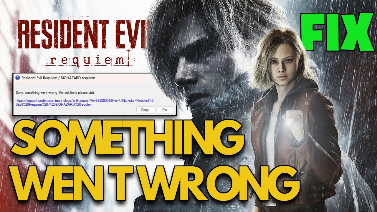 How To Fix Resident Evil Requiem &ldquo;Something Went Wrong&rdquo; Crash Error 🎮