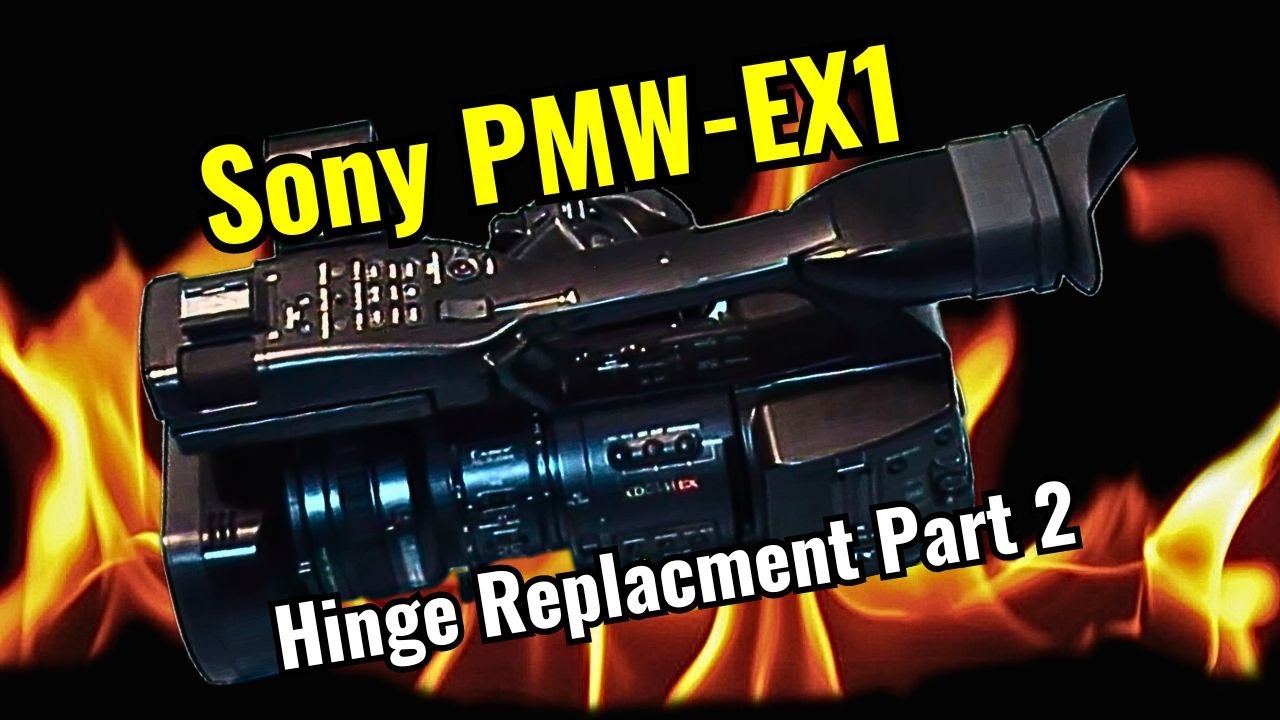 Ремонт петли ЖК-экрана Sony PMW-EX1, часть 2.
