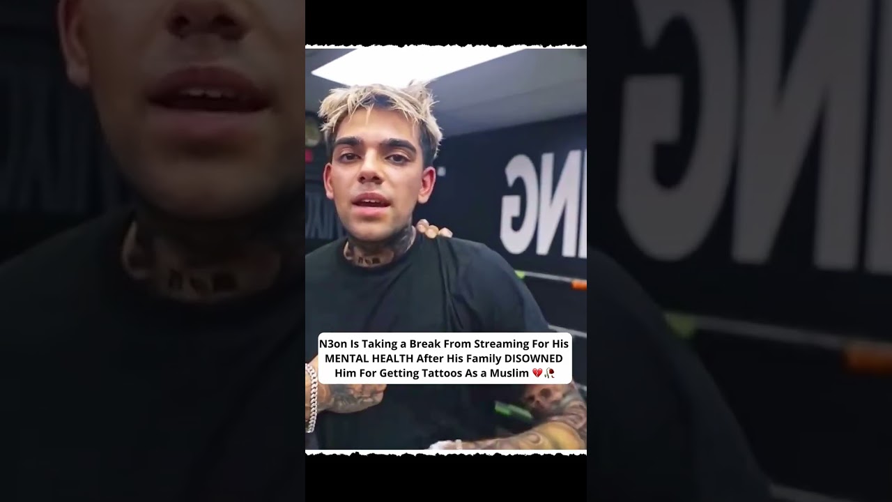 NEON GOT DISOWNED BY HIS FAMILY FOR THIS..#n3on #muslimcommunity #religion #n3onclips #tattooartist