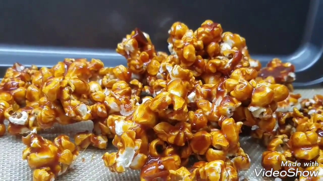 Caramel popcorn in 3 different ways _ Snickers popcorn _ best ever caramel popcorn _ CAFECCINO