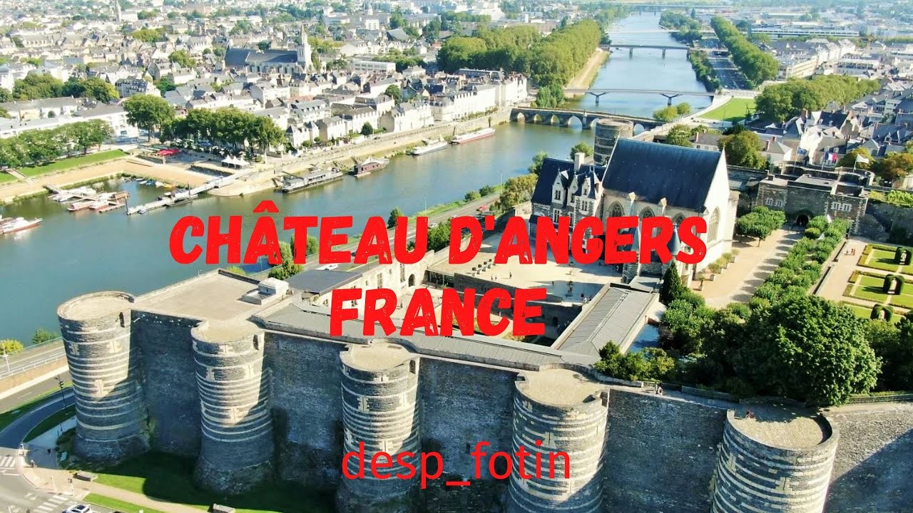 Château d'Angers FRANCE από DRONE