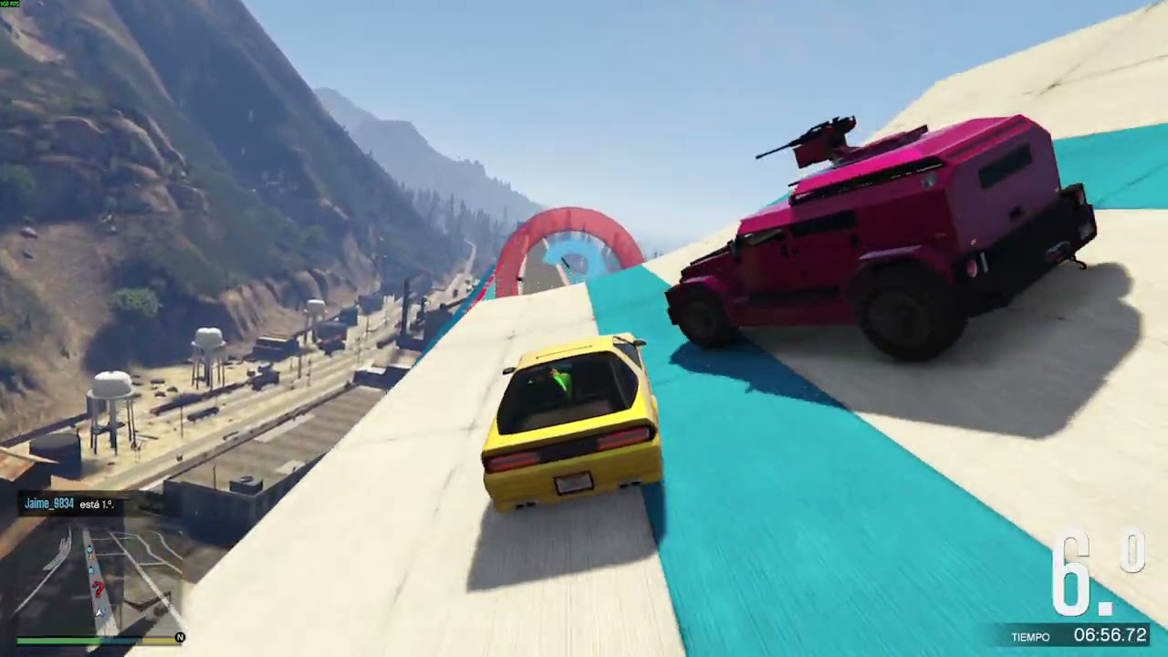 LARGA DISTANCIA con VEHICULOS RANDOM. GTA V Online.