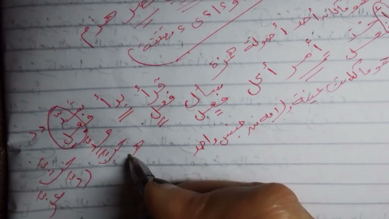 شرح الفعل الصحيح بطريقه سهلة ومبسطة جدا 