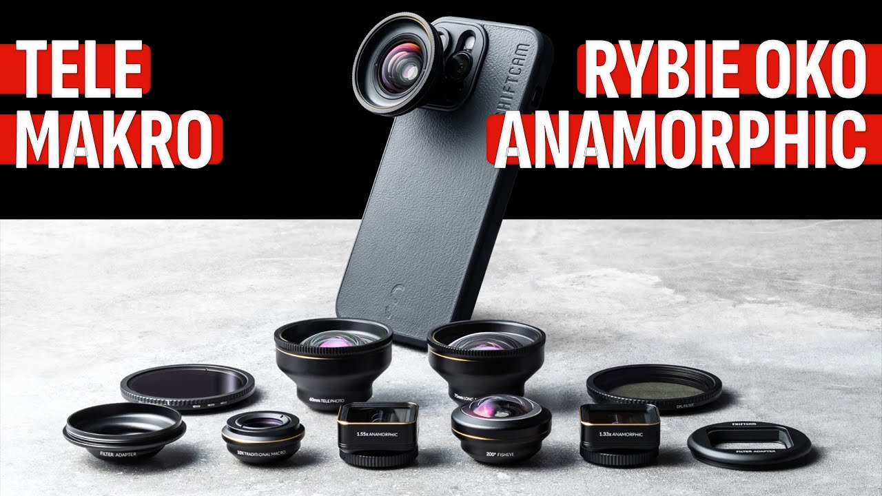 Obiektywy dla iPhone'a od Shiftcam – makro, tele, anamorphic i inne