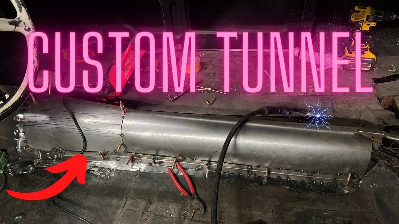 Metal Shaping Newbie | LS Swap Driveshaft Tunnel 51 Ford Shoebox