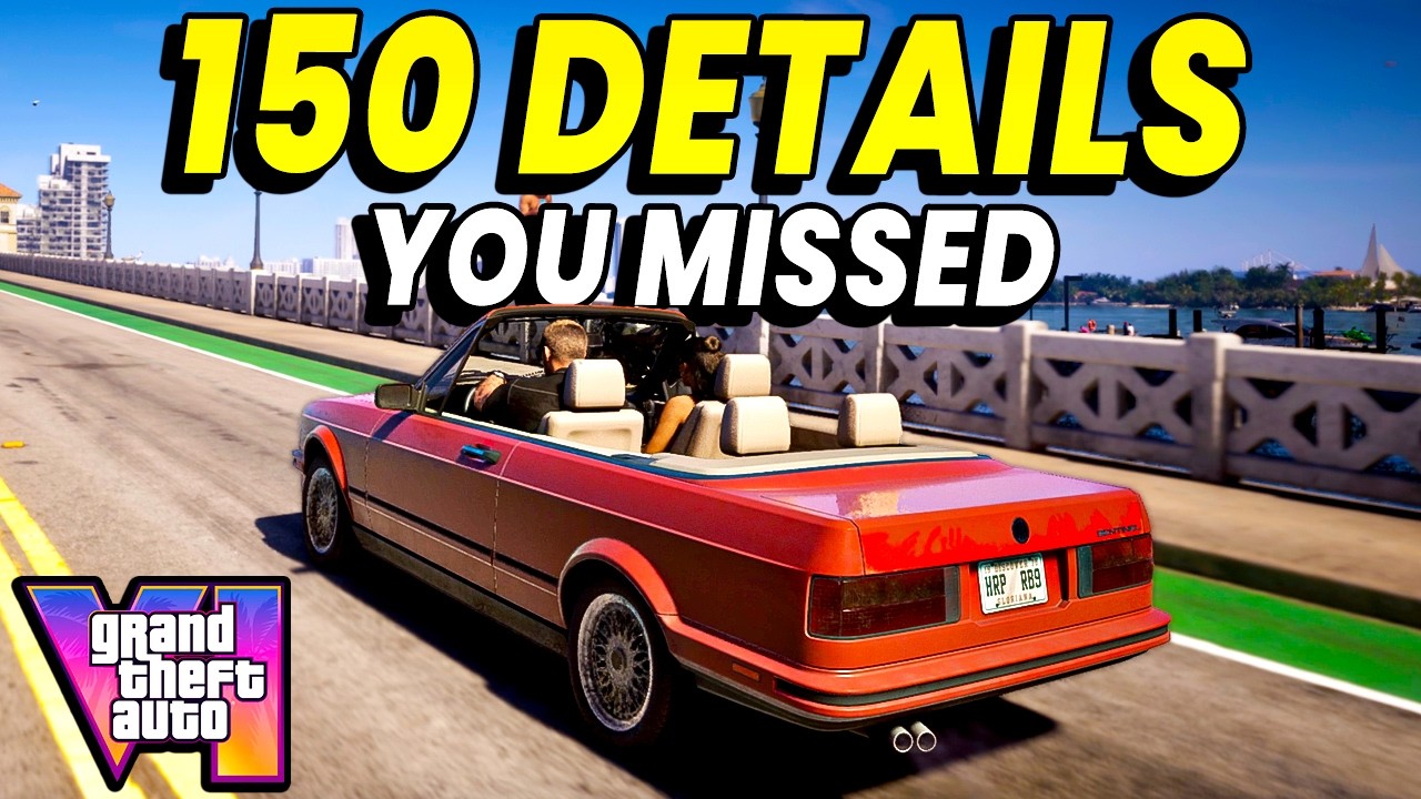 150 редких деталей, которые вы пропустили в геймплее GTA 6