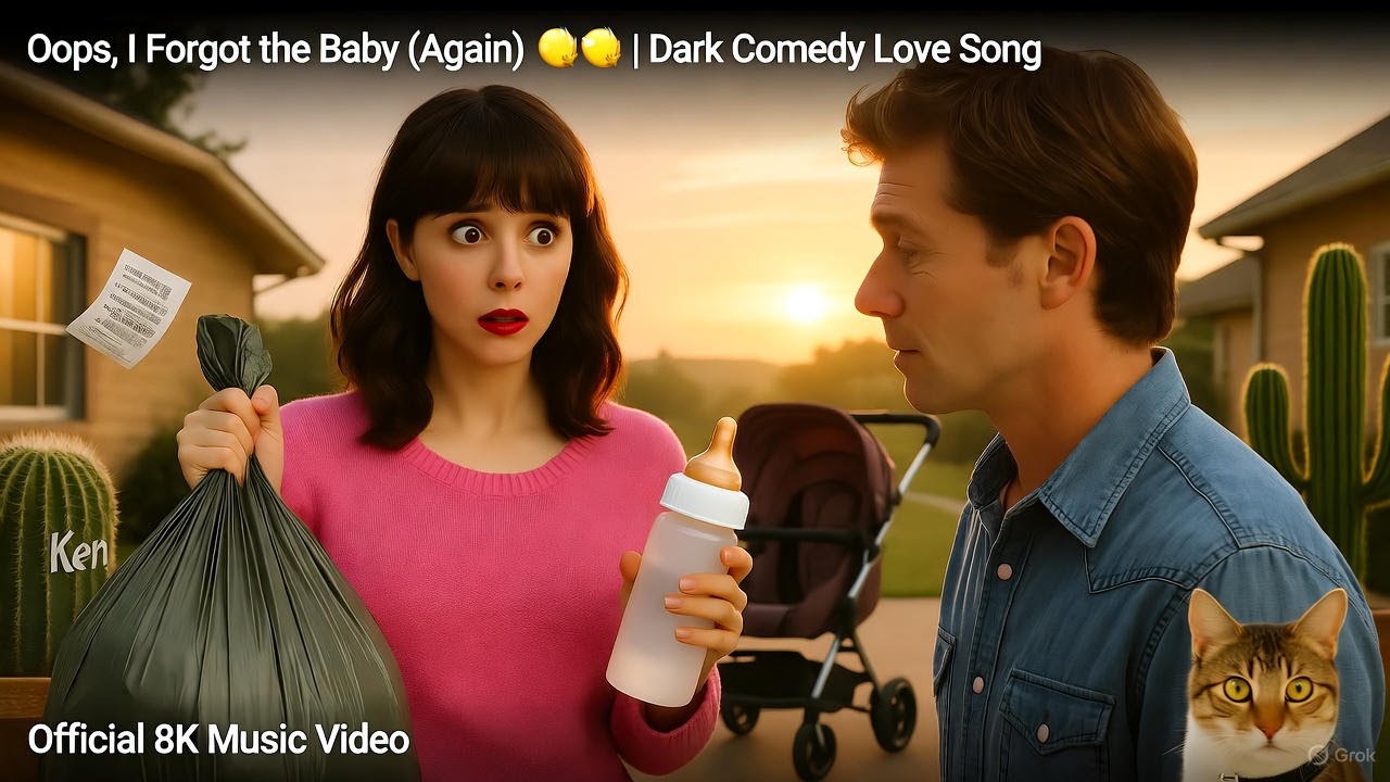 “Oops, I Forgot the Baby (Again) 😱 | Dark Comedy Love Song – Chaotic Romance Gone Wrong ”