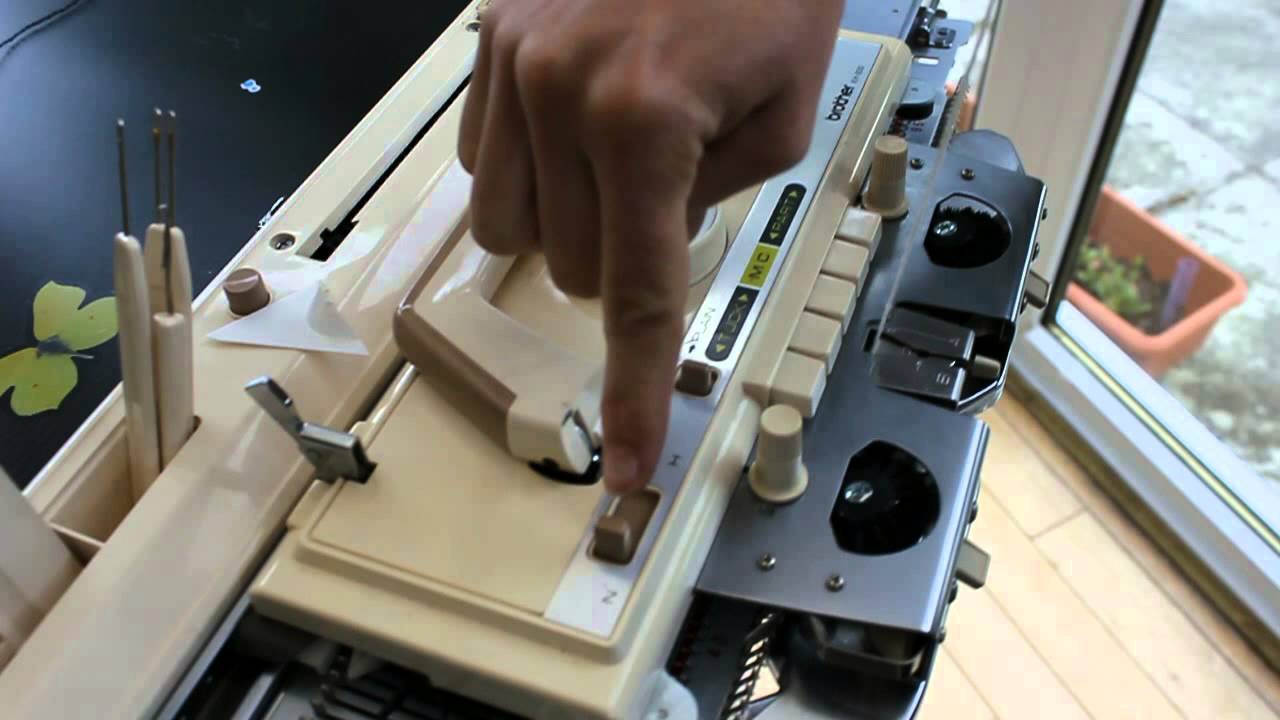 Montar puntos con tricotosa: e-grap cast on