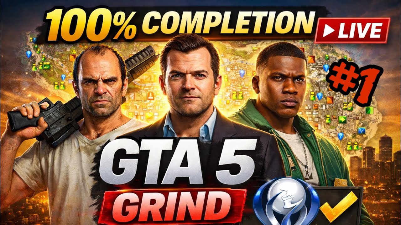 GTA V  100% Completion Walkthrough EP 1 