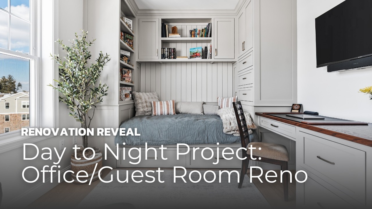 Day to Night Project | Custom Home Office and Guest Room Remodel