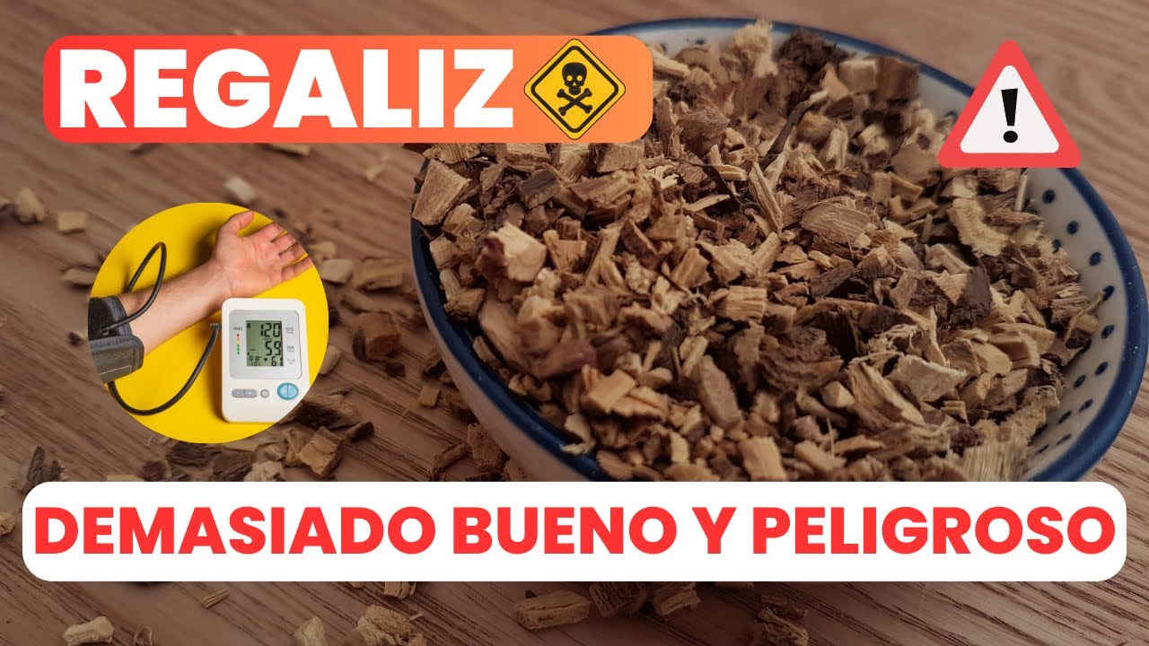 Beneficios del regaliz para la salud y sus contraindicaciones prohibido HIPERTENSOS Y EMBARAZADAS