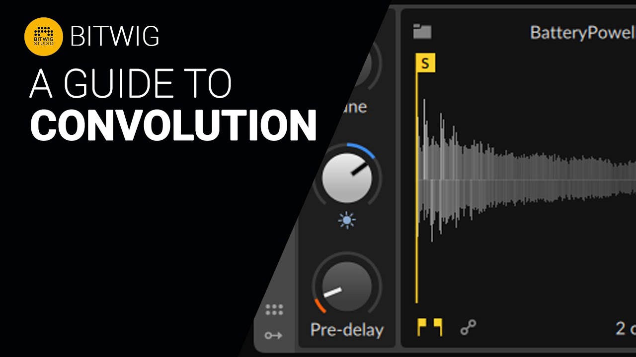 Using the CONVOLUTION Reverb in Bitwig - Guide tutorial