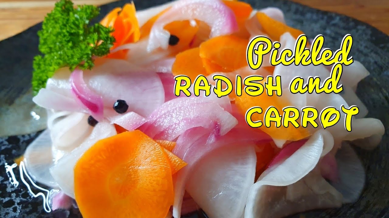 How To Make Pickled Daikon Radish And Carrot~ Atsarang Radish At Carrot